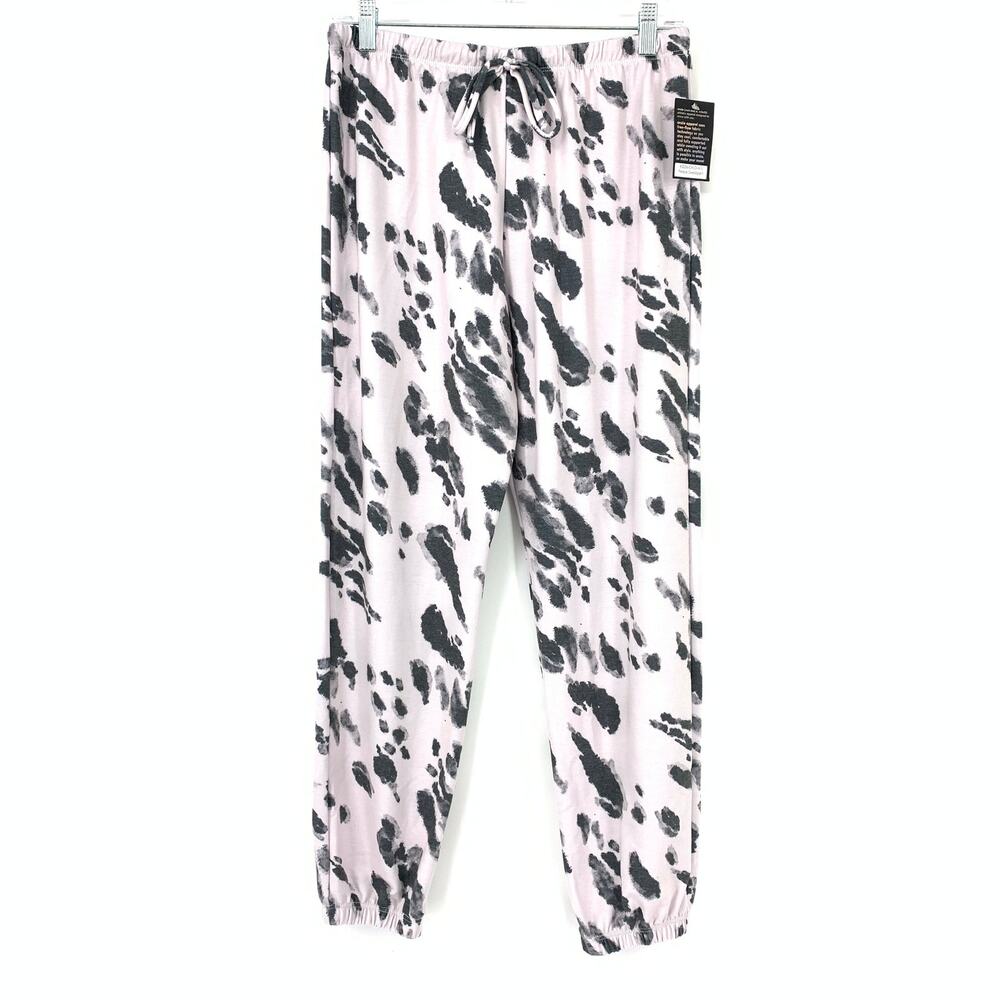 Onzie Women's Sz M/L Calo Crop Jogger High Rise Fleece Sweatpants Lavender NWT